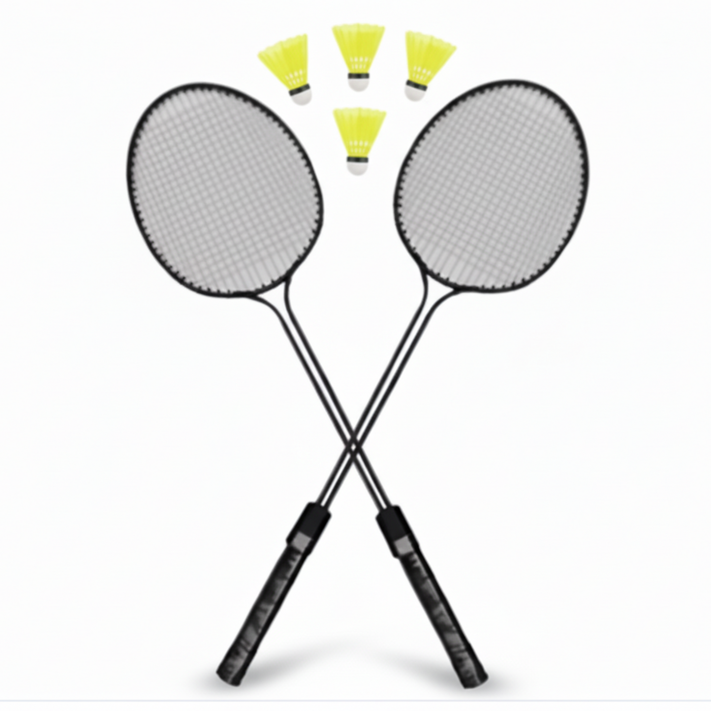 Latest Fashionable 2 Racquets 4 Shuttle Combo Pack - Badminton