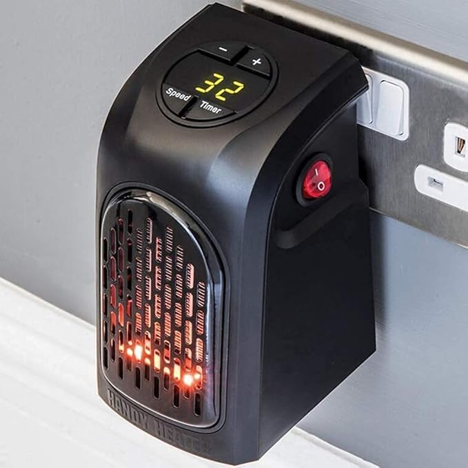 Portable Plug-in Mini Electric Heater – Fast Heating for Home & Office