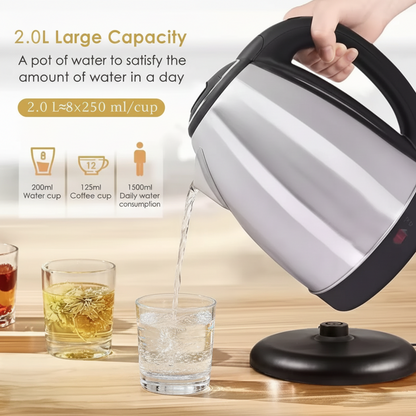 Premium Stainless Steel Electric Kettle – Perfect for Tea & Coffee