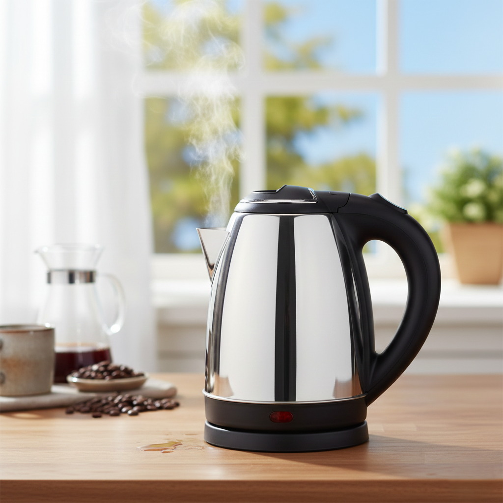 Premium Stainless Steel Electric Kettle – Perfect for Tea & Coffee