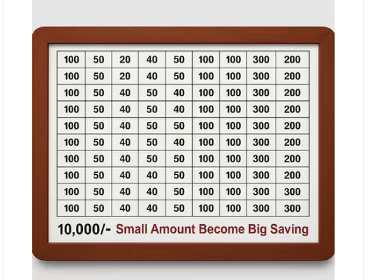 Wooden Gulak Money Saving Box 10000 Rupees