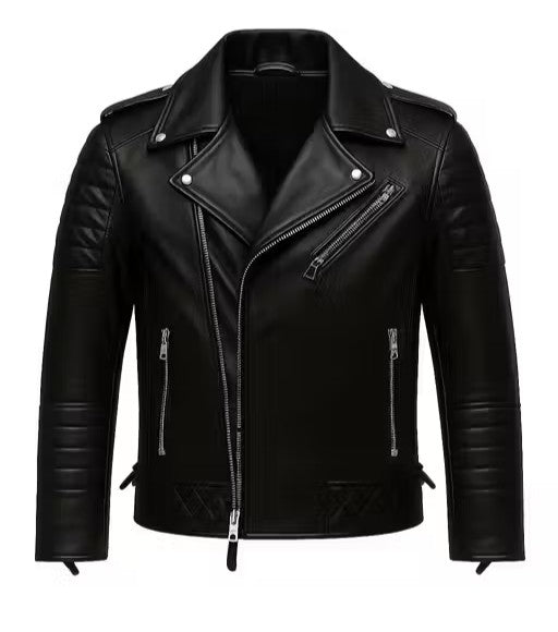 Royal Rider Classic Leather Jacket - Ultimate Protection & Style